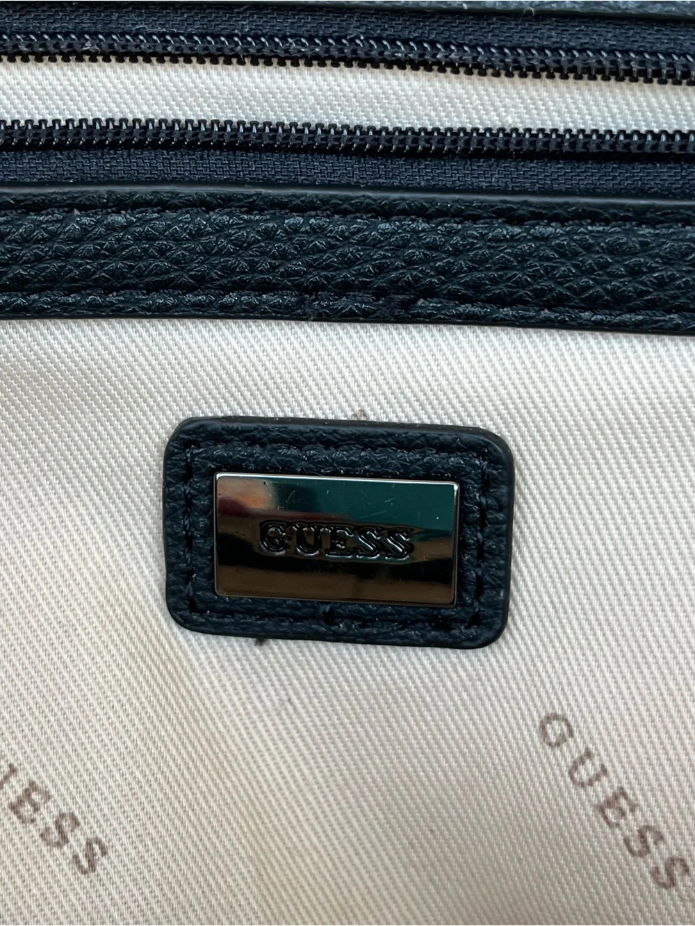 GUESS Manhattan Belt Bag Fanny Pack Sling Bag Charcoal 4G Monogram Logo